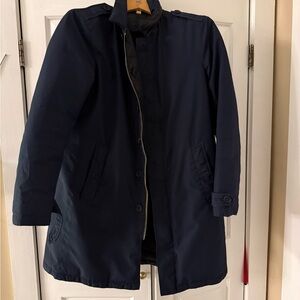 Burberry Dark Blue Men's Puffer Jacket